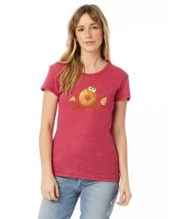 Women's Running Cider Donut Tee
