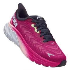 HOKA Women's Arahi 6 - Festival Fuchsia/Ibis Rose (1123195-FFIR) -Sports Products Sale Store 1123195 FFIR 1