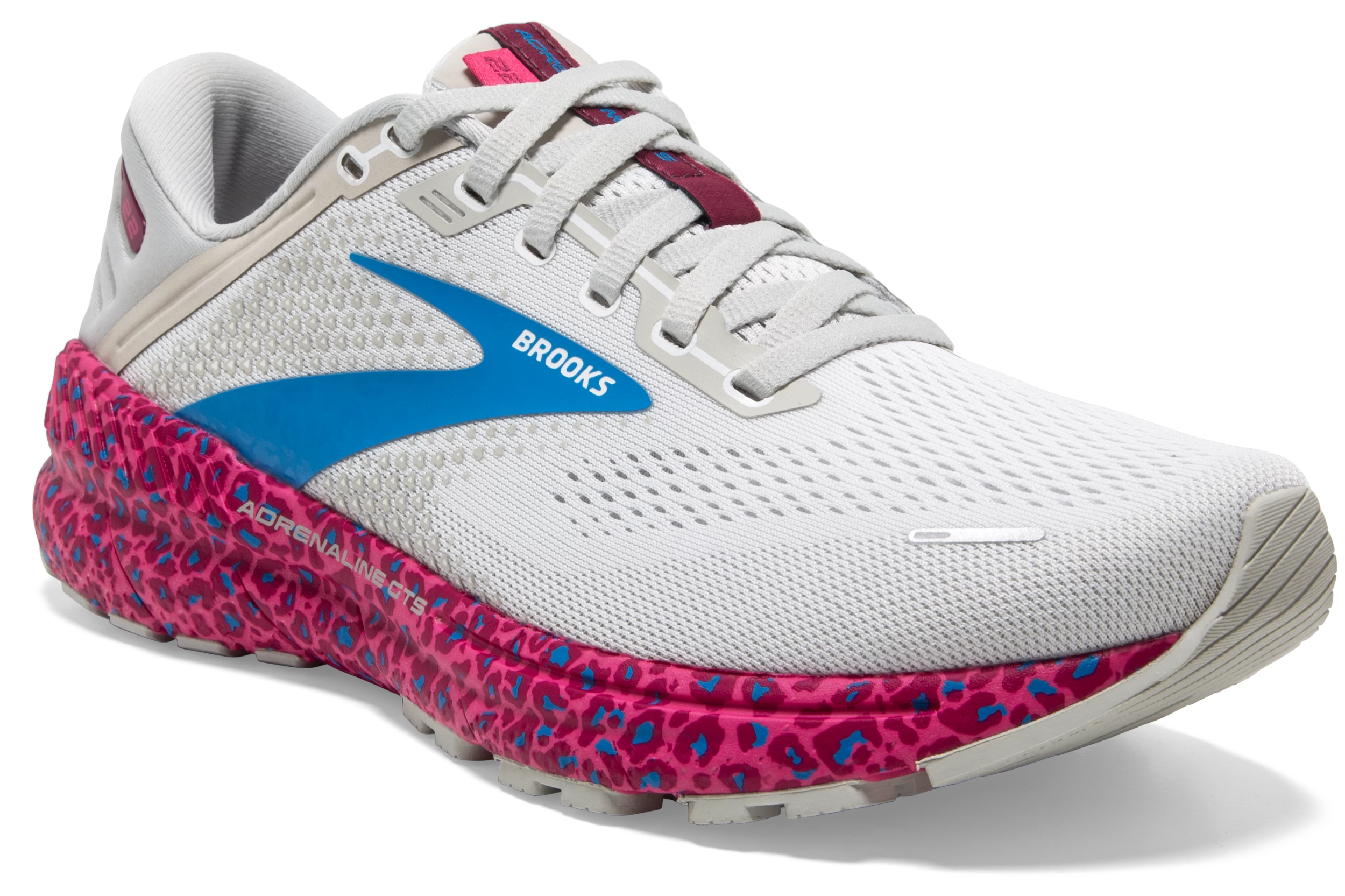 Brooks Women's Adrenaline GTS 22 - White/Oyster/Brilliant (1203531B160) 4 Brooks Women's Adrenaline GTS 22 - White/Oyster/Brilliant (1203531B160) - Image 2