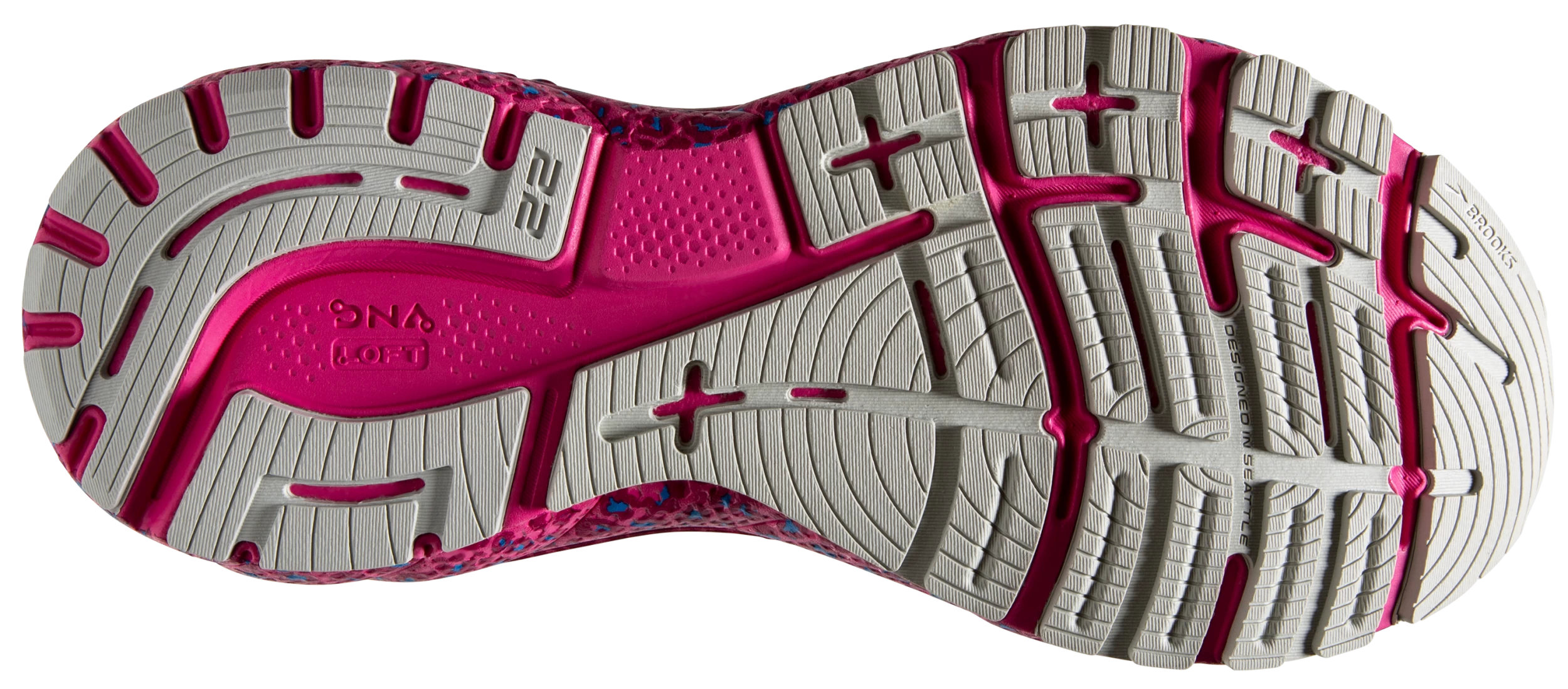 Brooks Women's Adrenaline GTS 22 - White/Oyster/Brilliant (1203531B160) 8 Brooks Women's Adrenaline GTS 22 - White/Oyster/Brilliant (1203531B160) - Image 6