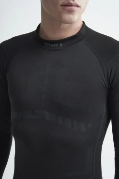 Craft Men's Active Intensity Crewneck Baselayer - Black/Asphalt (1907933-999995) -Sports Products Sale Store 1907933 999995 Active Intensity CN LS C3 Preview