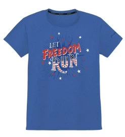 Brooks Men's Pacesetter Freedom Run Short Sleeve Shirt - Blue (211152903)