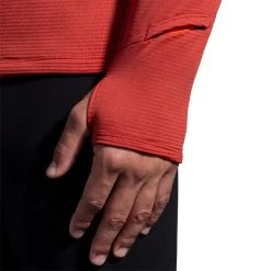 Brooks Men's Notch Thermal Hoodie - Copper/Heather Dark Copper (211402682) -Sports Products Sale Store 211402 682 D2 Notch Thermal Hoodie 2