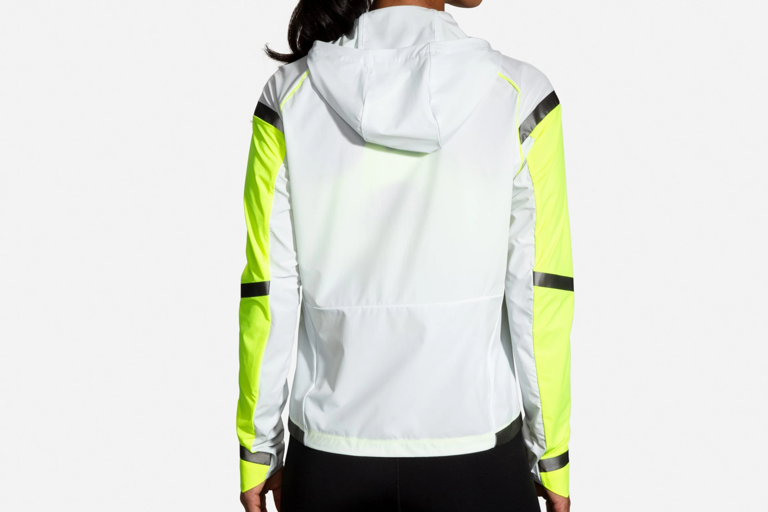 Brooks Women's Carbonite Jacket - Icy Grey/Black/Nightlife (221493030) 6 Brooks Women's Carbonite Jacket - Icy Grey/Black/Nightlife (221493030) - Image 4