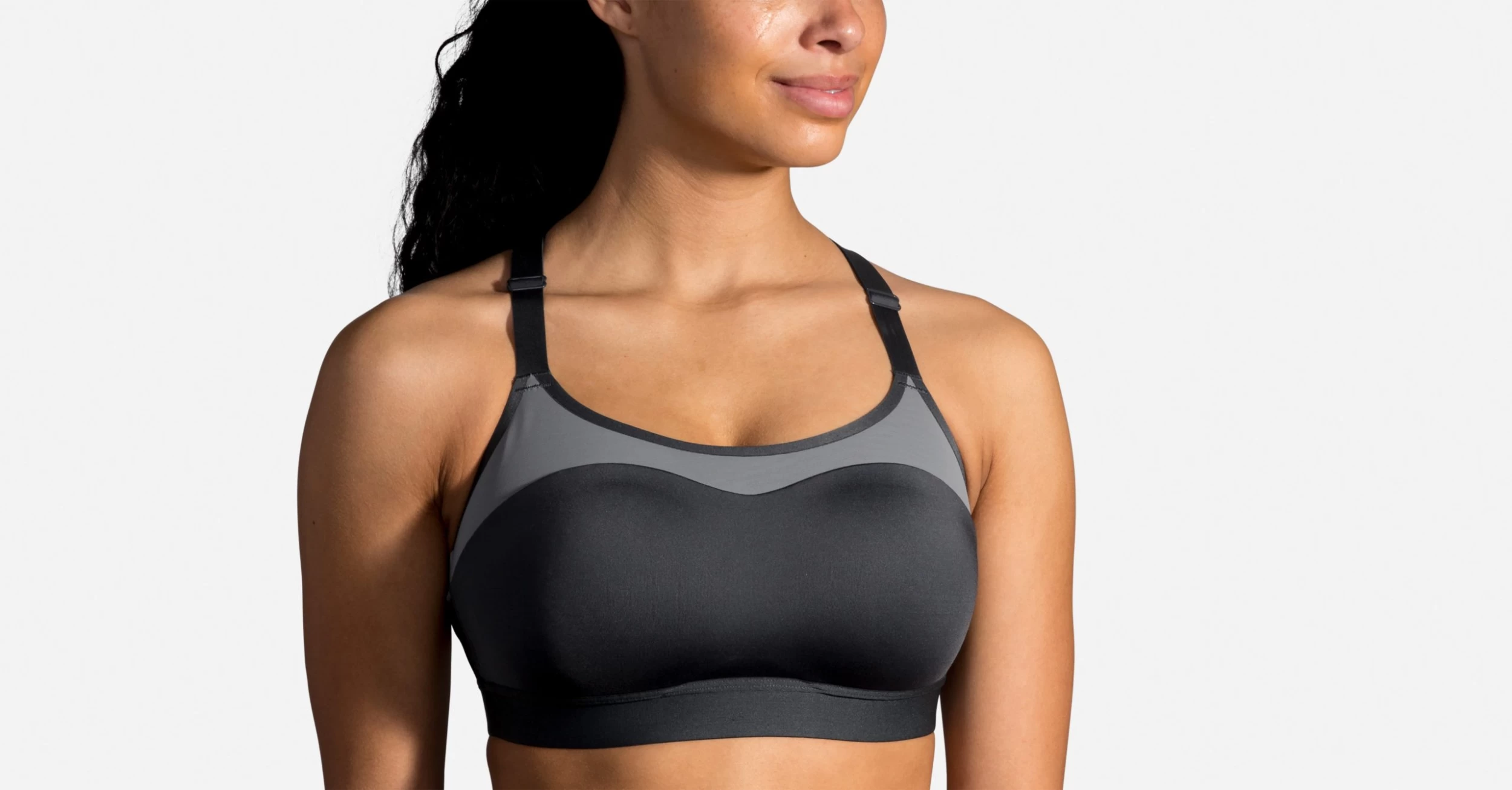 Brooks Women's Dare Racerback Run Bra - Asphalt (350073081) 3 Brooks Women's Dare Racerback Run Bra - Asphalt (350073081)