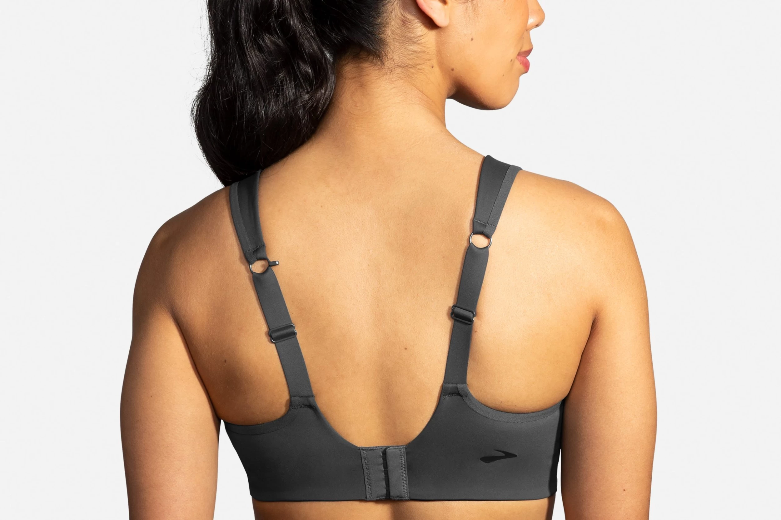 Brooks Women's Drive Convertible Run Bra - Asphalt (350081081) 4 Brooks Women's Drive Convertible Run Bra - Asphalt (350081081) - Image 2