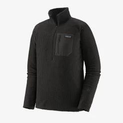 Patagonia Men's R1 Air Zip Neck - Black (40245BLK) 8 Patagonia Men's R1 Air Zip Neck - Black (40245BLK) -Sports Products Sale Store 40245 BLK