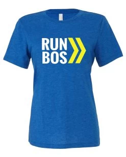 Women's RUN BOS Relaxed Triblend Short Sleeve Tee (TS-RUNBOS-6413) -Sports Products Sale Store 6413 cz z FF