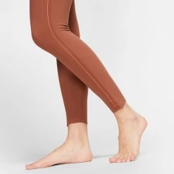 Nike Women's Yoga Luxe 7/8 Tights - Red Bark/Terra Blush (CJ4203-275) -Sports Products Sale Store CJ4203 275 PHSYM002