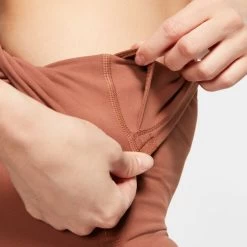 Nike Women's Yoga Luxe 7/8 Tights - Red Bark/Terra Blush (CJ4203-275) -Sports Products Sale Store CJ4203 275 PHSYM003