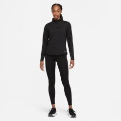 Nike Women's Therma-Fit One Long-Sleeve 1/2 Zip Top (Plus Sizes) - Black (DN2239-010) -Sports Products Sale Store DN2239 010 PHSYM003 JPG HEI 875 WID 875