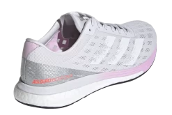 Adidas Women's Adizero Boston 9 - Dash Grey/Footwear White/Clear Lilac (FW2213) -Sports Products Sale Store FW2213 FTW photo back lateral top transparent