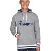 Marathon Sports Unisex Run Plymouth Hoodie - Pepper/Navy (TS-RUNPLIMOTHPN) -Sports Products Sale Store JA8701 DK