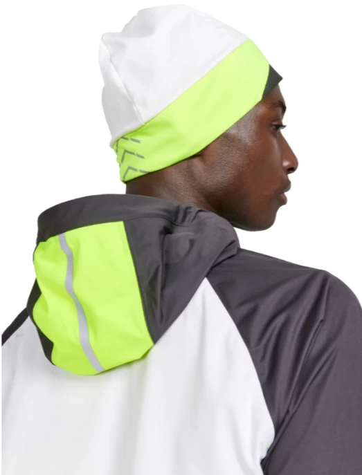 Craft ADV Lumen Fleece Hat - Ash White/Flumino (1909850-895851) 4 Craft ADV Lumen Fleece Hat - Ash White/Flumino (1909850-895851) - Image 2