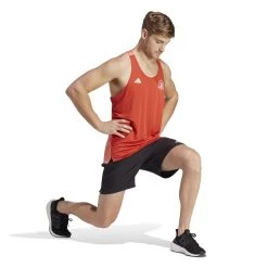 Sports Products Sale Store -Sports Products Sale Store adidas mens boston marathon 2023 tank top red 3