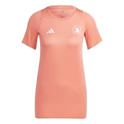 Adidas Women's Boston Marathon® 2023 Allover Print T-Shirt -Sports Products Sale Store adidas womens boston marathon 2023 allover print tee shirt pink