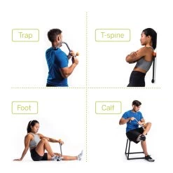 TriggerPoint AcuCurve Cane - Grey/Orange (04429) -Sports Products Sale Store cane carousel4