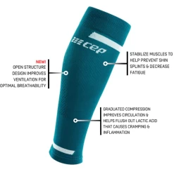 CEP Men's 4.0 Compression Calf Sleeve - Petrol (WS309R) -Sports Products Sale Store cepmenspetrol1