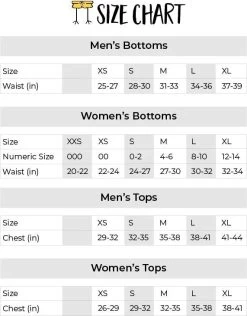ChicknLegs Women's Shorts -Sports Products Sale Store chicknlegs sizing chart 1 8588a51c b0e0 4499 aa62 f12de5688eb8