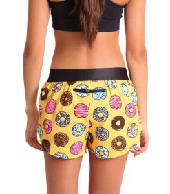 ChicknLegs Women's Shorts -Sports Products Sale Store chicknlegs womens salty donuts 1.5 inch half split shorts 3