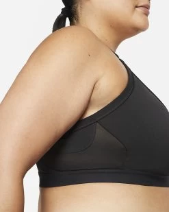 Nike Women's Dri-Fit Indy Sports Bra Plus Size -Sports Products Sale Store dri fit indy womens light support padded v neck sports bra plus size V9ZPw1 4