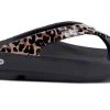 Oofos Women's OOlala Limited Sandal - Black/Leopard (1403) -Sports Products Sale Store ezgif.com gif maker 2022 09 26T095602.499