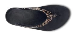 Oofos Women's OOlala Limited Sandal - Black/Leopard (1403) -Sports Products Sale Store ezgif.com gif maker 2022 09 26T095952.975