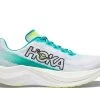 HOKA Men's Mach X -Sports Products Sale Store hoka mens mach x white blue