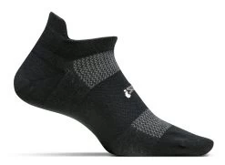 Feetures! High Performance Ultra Light No-Show Tab Running Socks - Black (FA5501)