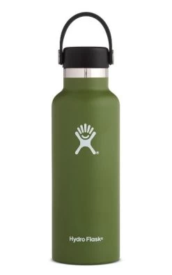 Hydro Flask 18 Oz Standard Mouth Bottles W/ Flex Cap (S18SX) 25 Hydro Flask 18 Oz Standard Mouth Bottles W/ Flex Cap (S18SX) -Sports Products Sale Store hydro flask stainless steel vacuum insulated 18 oz standard mouth olive 913422ed 3607 4729 9e44 8dc32dc1a5ee