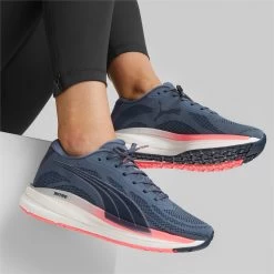 PUMA Women's Magnify Nitro Knit -Sports Products Sale Store puma womens magnify nitro knit running shoe blue gray 4