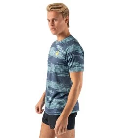 Rabbit Men's EZ Tee Perf SS | Trail -Sports Products Sale Store rabbit mens ez tee perf ss orion blue