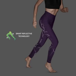 CEP Women's Reflective Tights - Purple (W2A96N) -Sports Products Sale Store reflective tights purple women 2