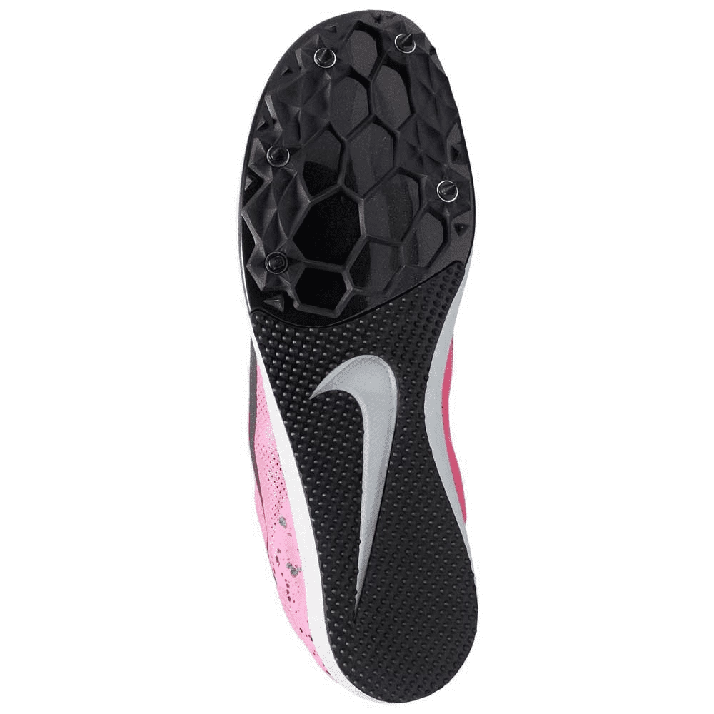 Nike Women's Nike Zoom Rival D 10 Track Spike - Pink Blast/Black/Pure Platinum (907567-602) 4 Nike Women's Nike Zoom Rival D 10 Track Spike - Pink Blast/Black/Pure Platinum (907567-602) - Image 2