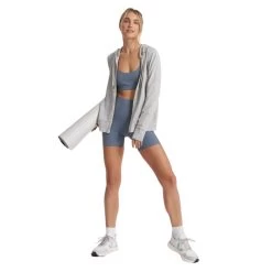 Vuori Women's Halo Performance Hoodie 2.0 -Sports Products Sale Store vuori halo performance hoodie pale grey heather 4