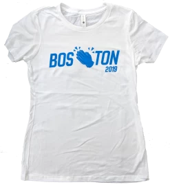 Women's Boston 2019 Emoji Tee - White (WBOS2019TEE)