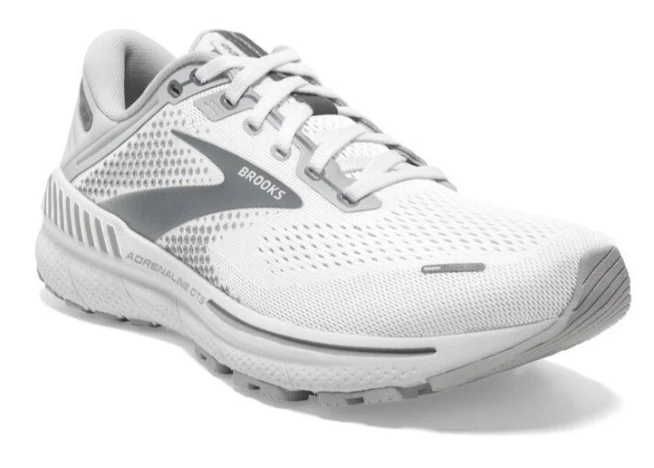 Brooks Women's Adrenaline GTS 22 - White/Oyster/Primer Grey (1203531B134) 5 Brooks Women's Adrenaline GTS 22 - White/Oyster/Primer Grey (1203531B134) - Image 3