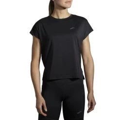 Brooks Women's Sprint Free Short Sleeve (221534) -Sports Products Sale Store www brooksrunning com 221534 001 mb sprint free womens short sleeve running shirt 1